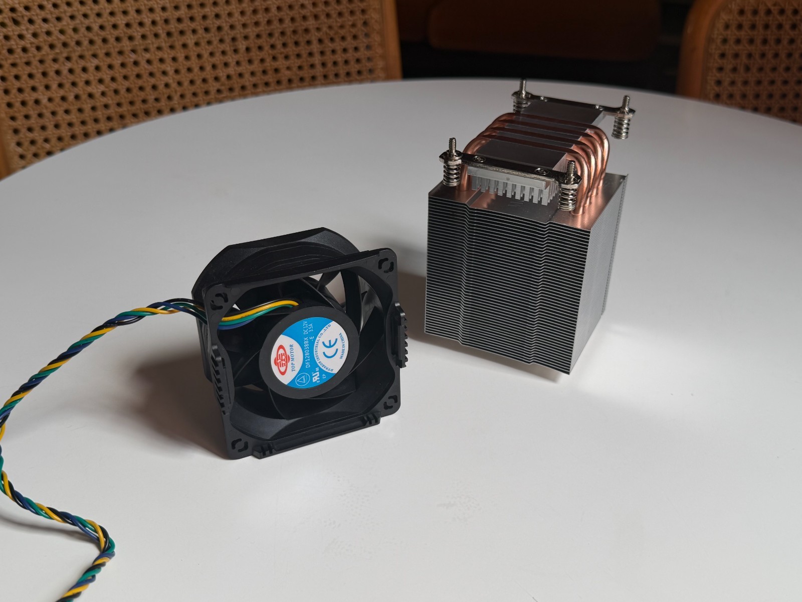 Dynatron A56 3U Active CPU Cooler AMD AM4 AM5 170W PWM Server Heatsink