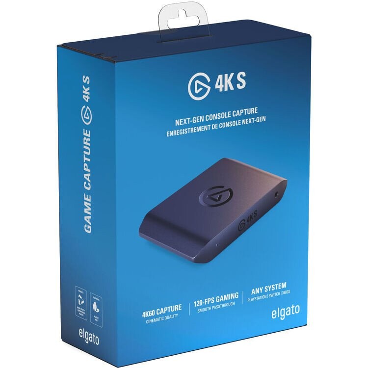 Elgato 4K S Capture Card for PS5, Xbox Series X/S, Switch 2, PC