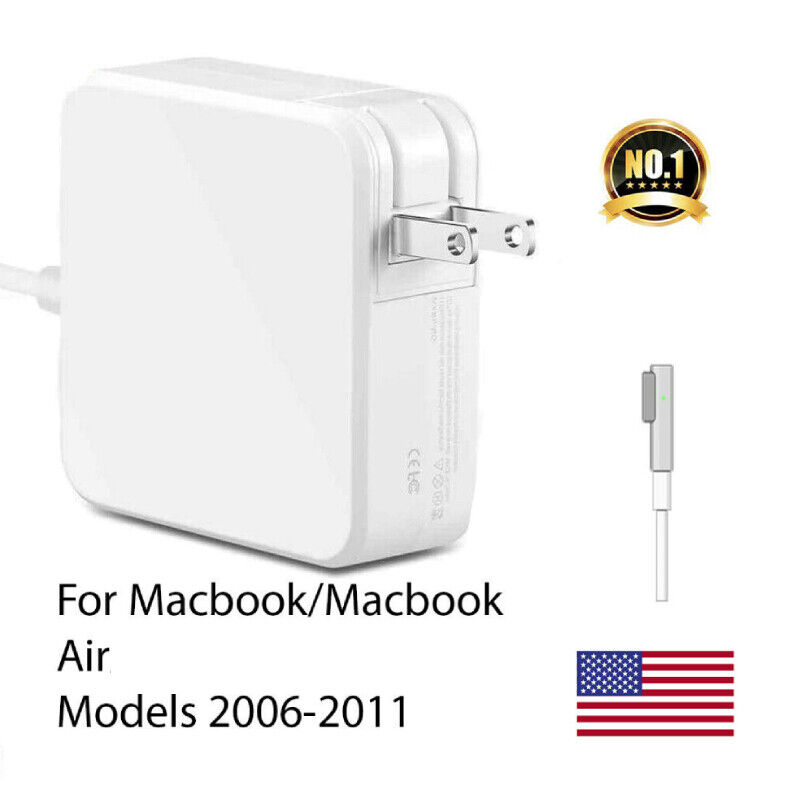 45W Magnetic L Shape AC Adapter Laptop Charger For MacBook Air A1370 A1369 A1304