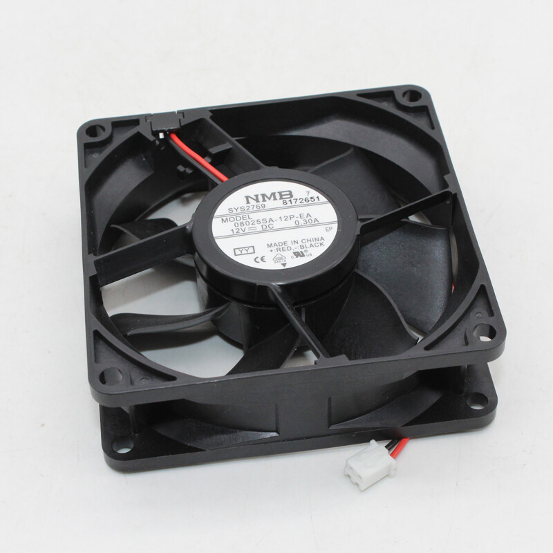 1PCS NEW NMB 08025SA-12P-EA 12V DC MODEL 0.30A cooling fan
