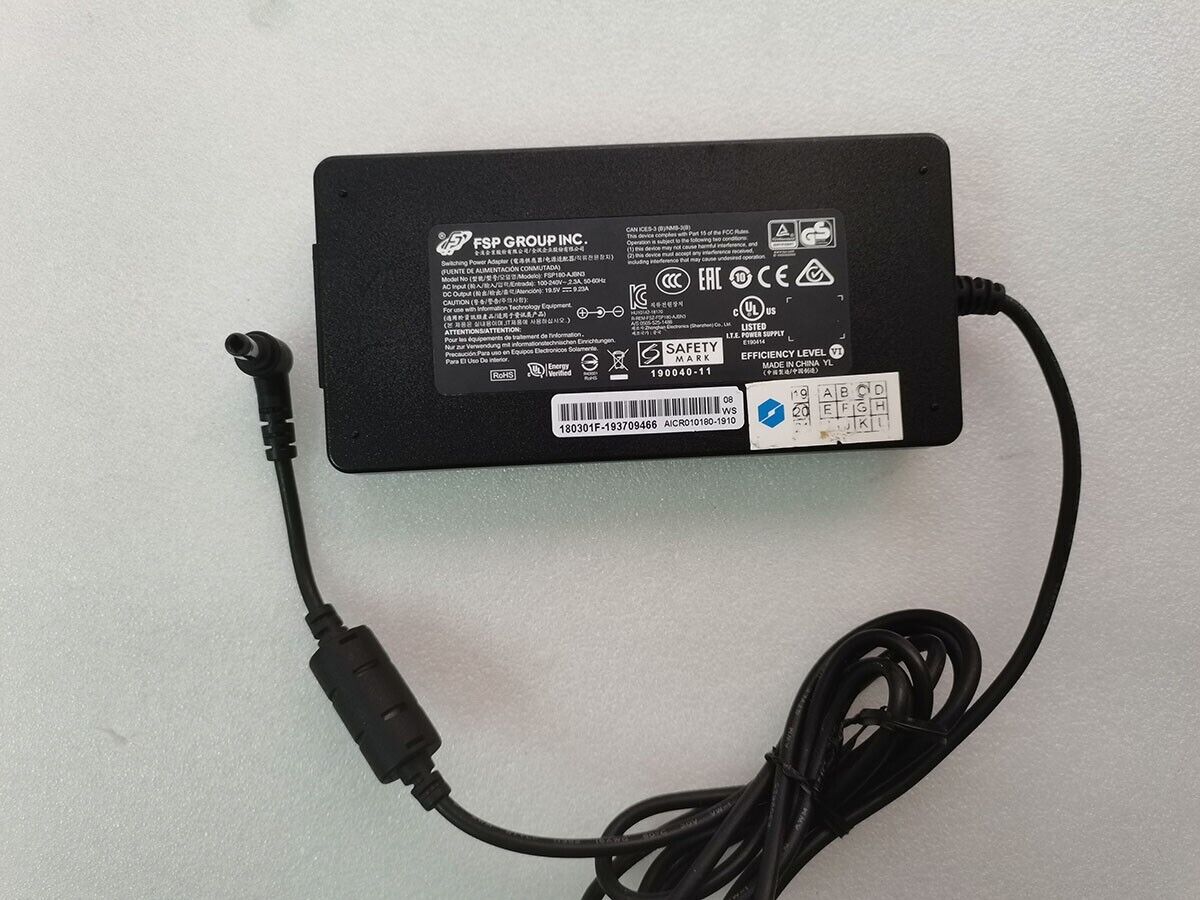 OEM FSP 180W 19.5V 9.23A Charger For MAINGEAR Vector ‎MG-VCTR001-1660TI Laptop