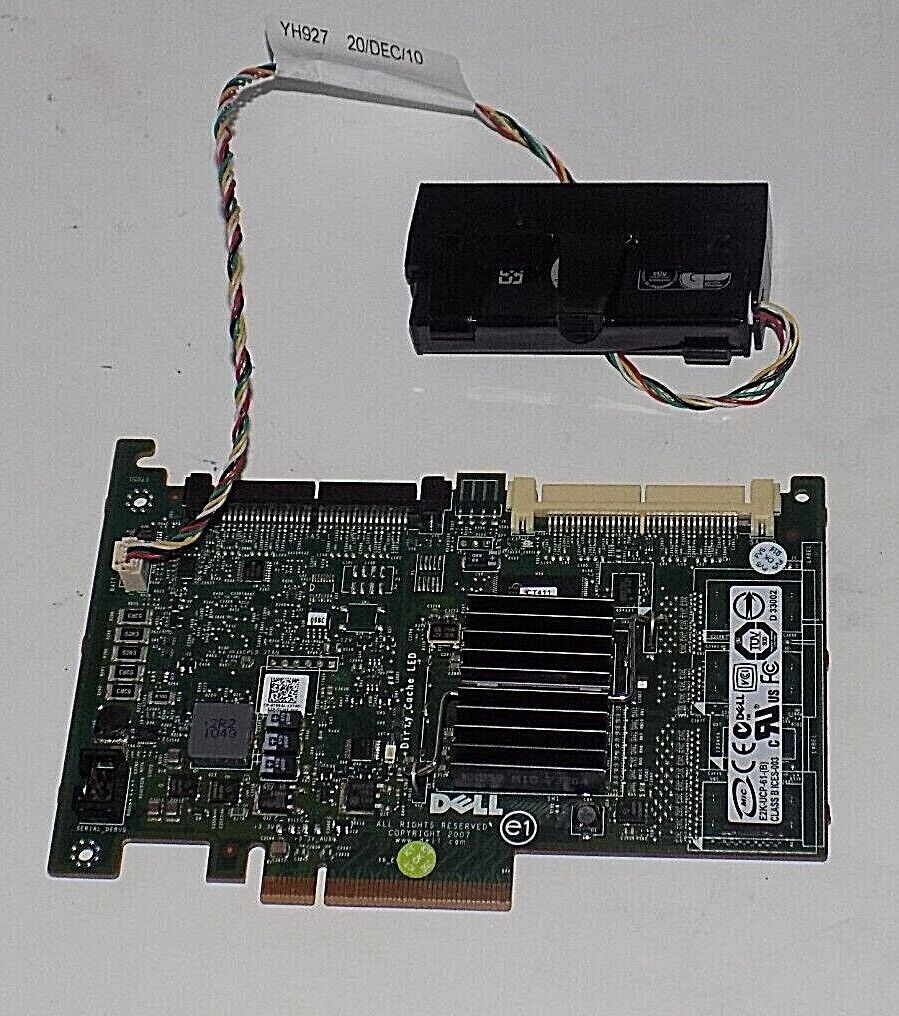 DELL 0T954J DELL POWERERDGE PERC 6/I PCI-E SAS/SATA RAID CONTROLLER W/ BATTERY