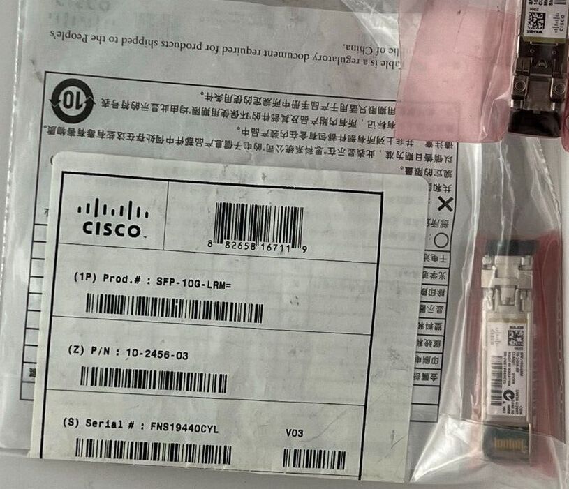 New Cisco SFP-10G-LRM Genuine Authentic NOT Chinese Fakes **1-Year Warranty**