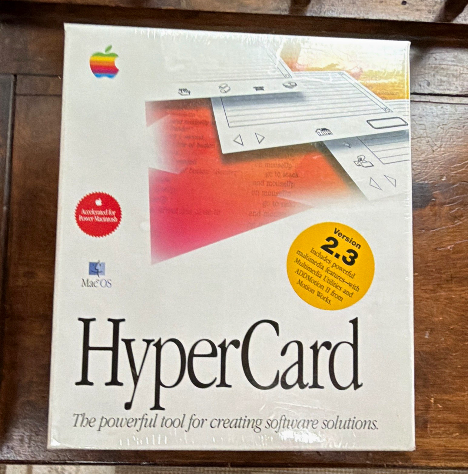 Apple HyperCard v2.3 CD for Mac OS English Commercial License M2365Z/C