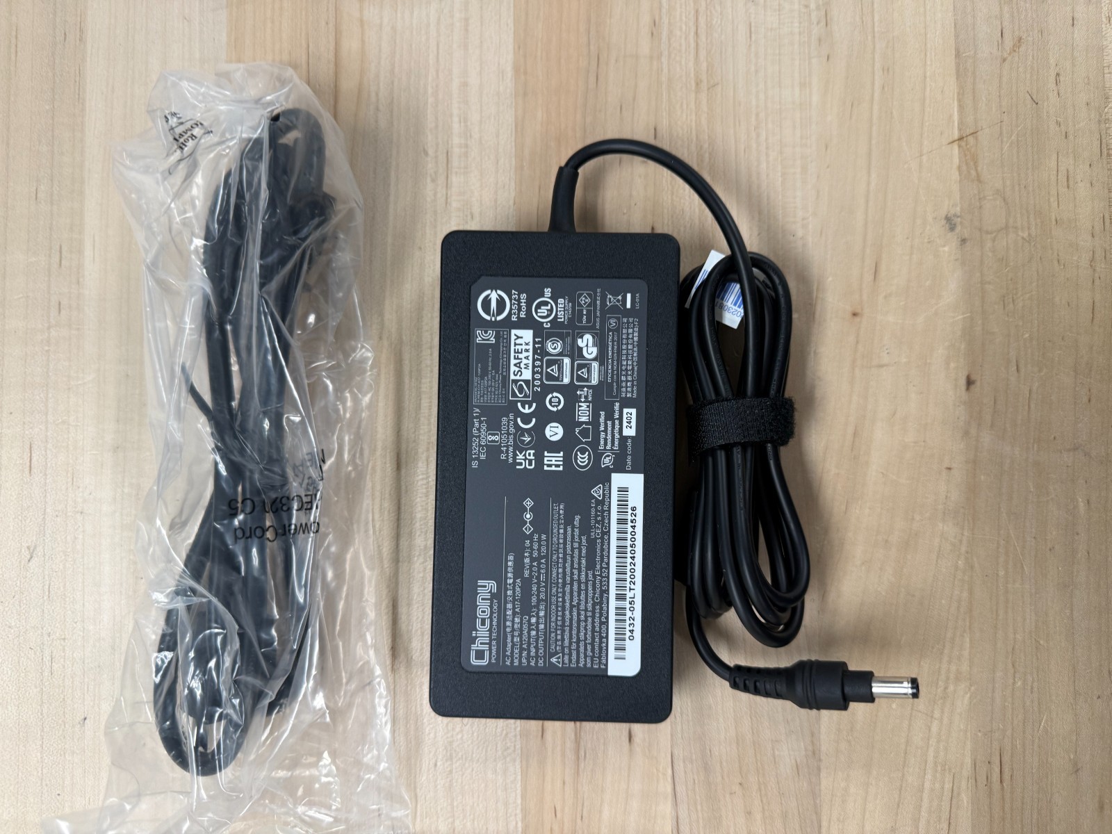 Original Intel/ASUS NUC Chicony Charger 120W 20v 6A A17-120P2A 
