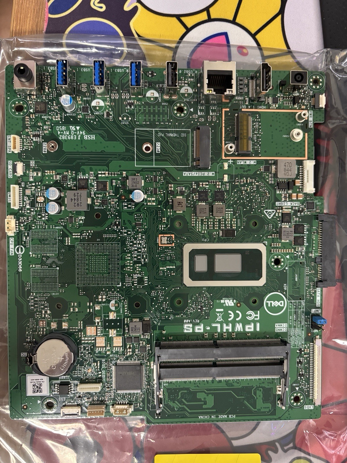 Dell IPWHL-PS LGA1151 MFF Motherboard DP/N RJJKJ DDR4 HDMI DP USB-C