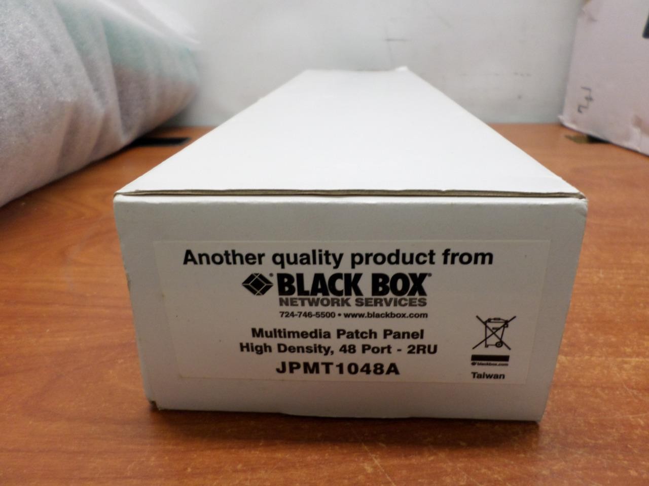 BlackBox JPMT1048A Multimedia Patch Panel High Density, 48-Port - 2RU - NOB