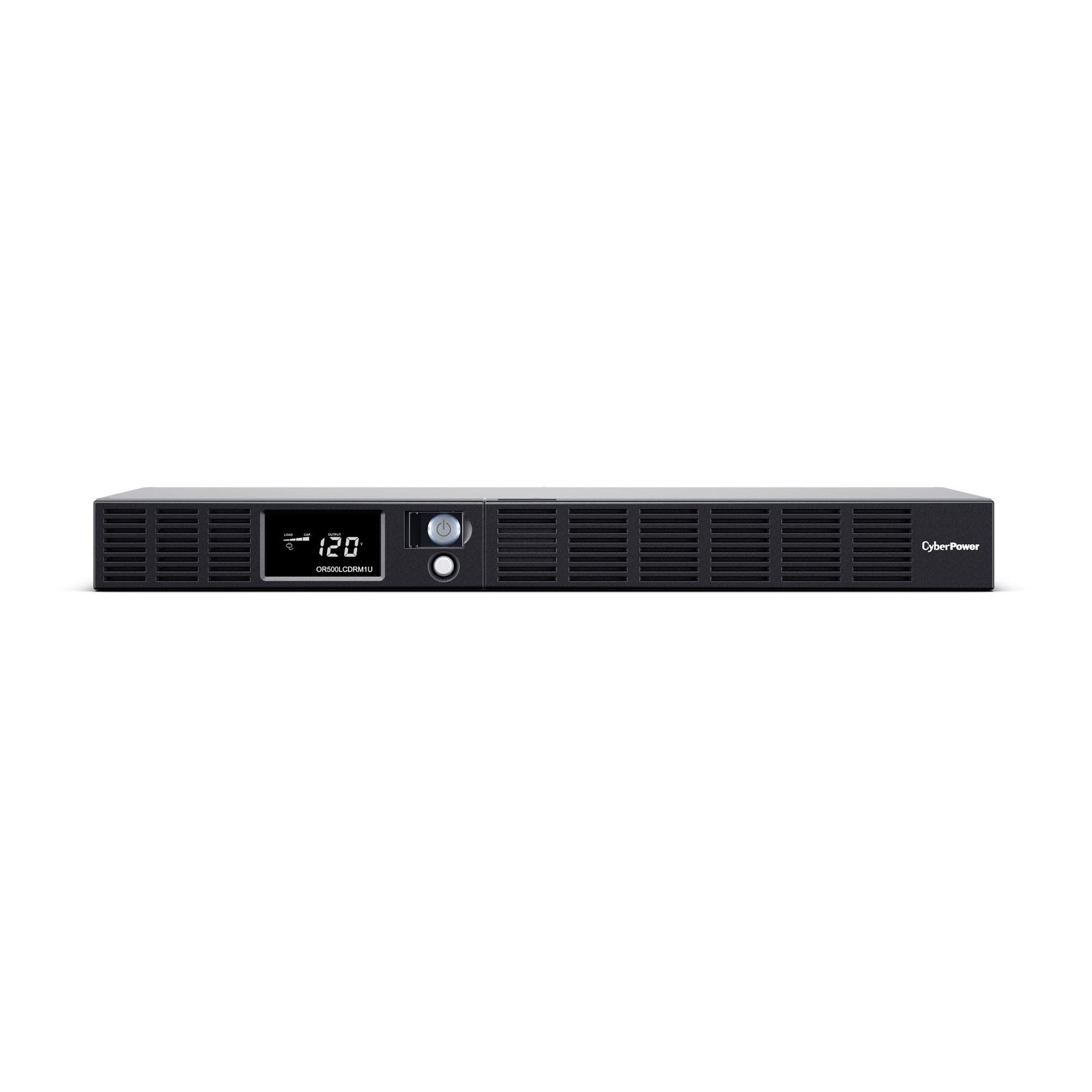 CyberPower OR500LCDRM1U Smart App LCD UPS Battery Backup and 500VA, Black