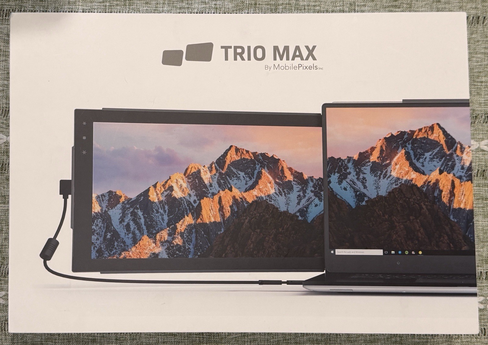 MobilePixels TRIO MAX Portable Monitor Graphics Tablet, Wired, Accessories
