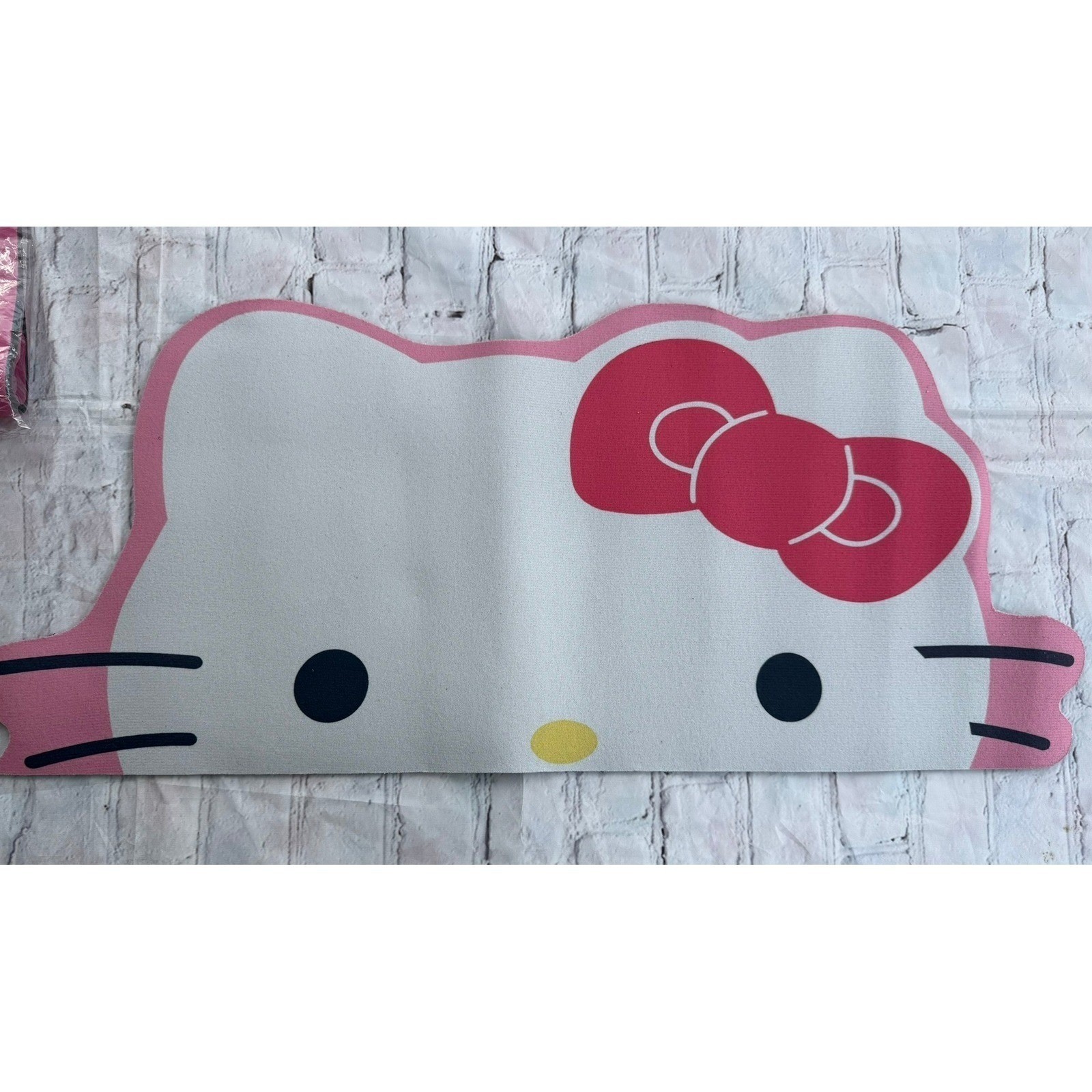Sanrio Hello Kitty Desk Mat Large Mouse Pad Pink White Kawaii  Office 27x12