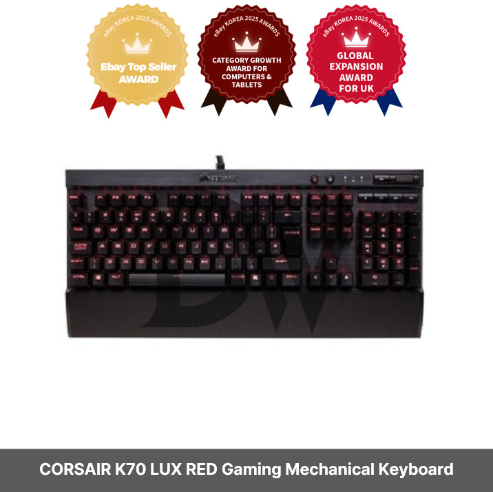 CORSAIR K70 LUX RED Gaming Mechanical Keyboard / Express / Genuine