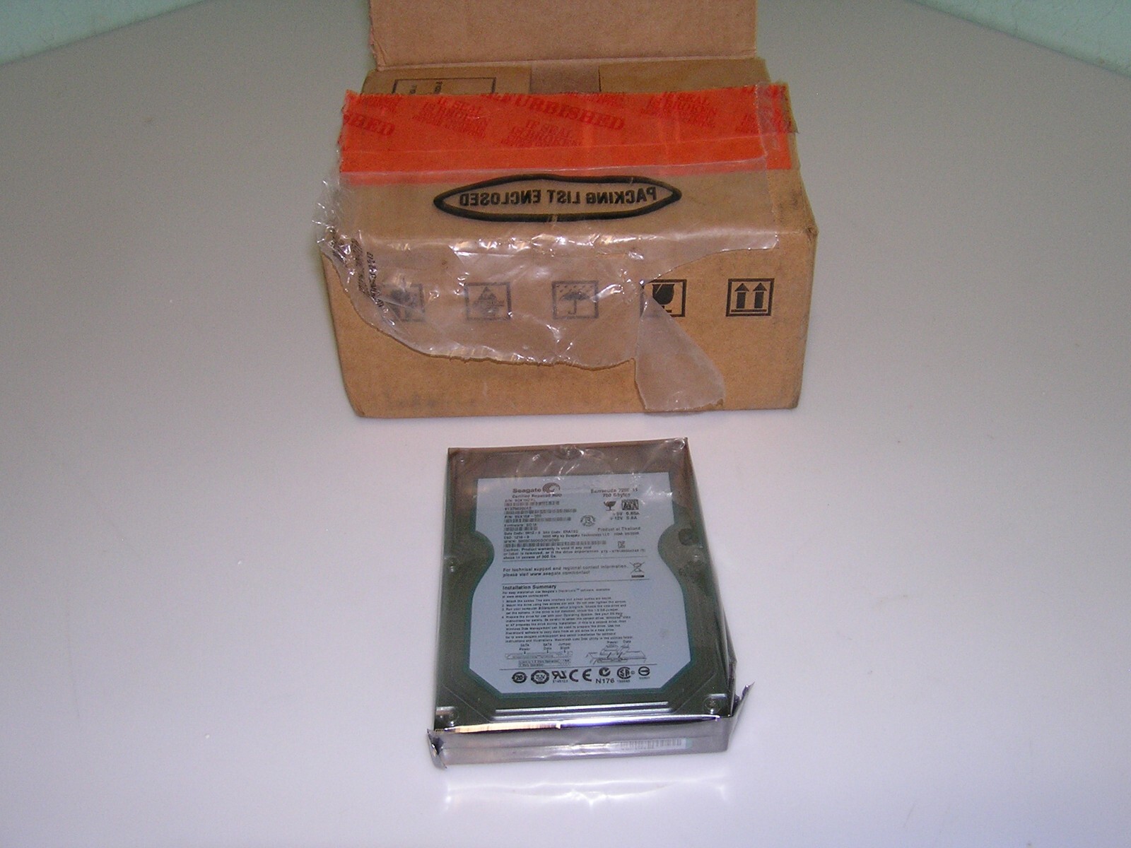 Seagate ST3750330AS PN: 9BX156-303 FW SD1A KRATSG SATA 3.5" 750GB HD barracuda