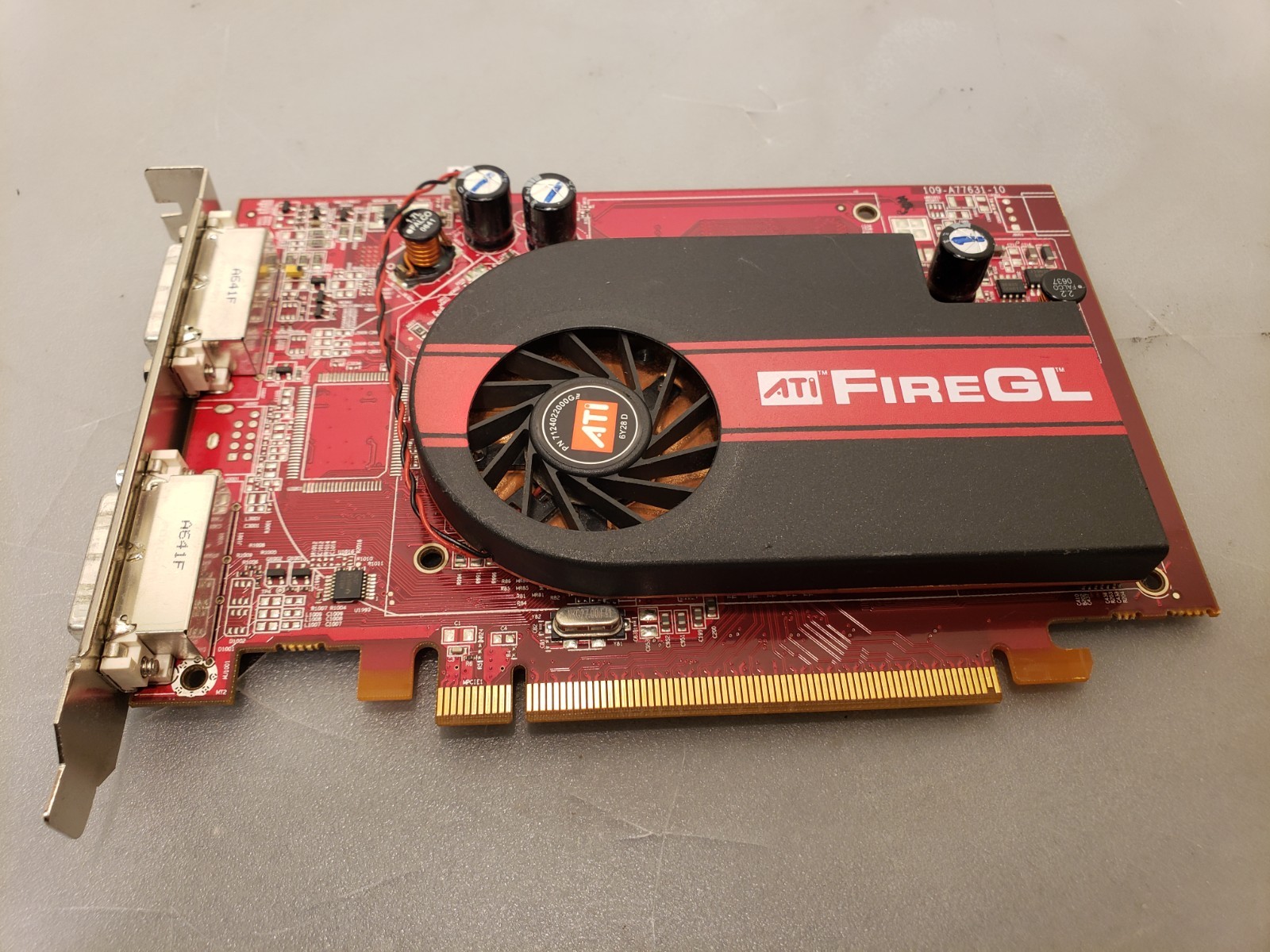 ATI FireGL V3300 Video Graphics Card GPU Dual DVI Used Tested PCIe *Tested