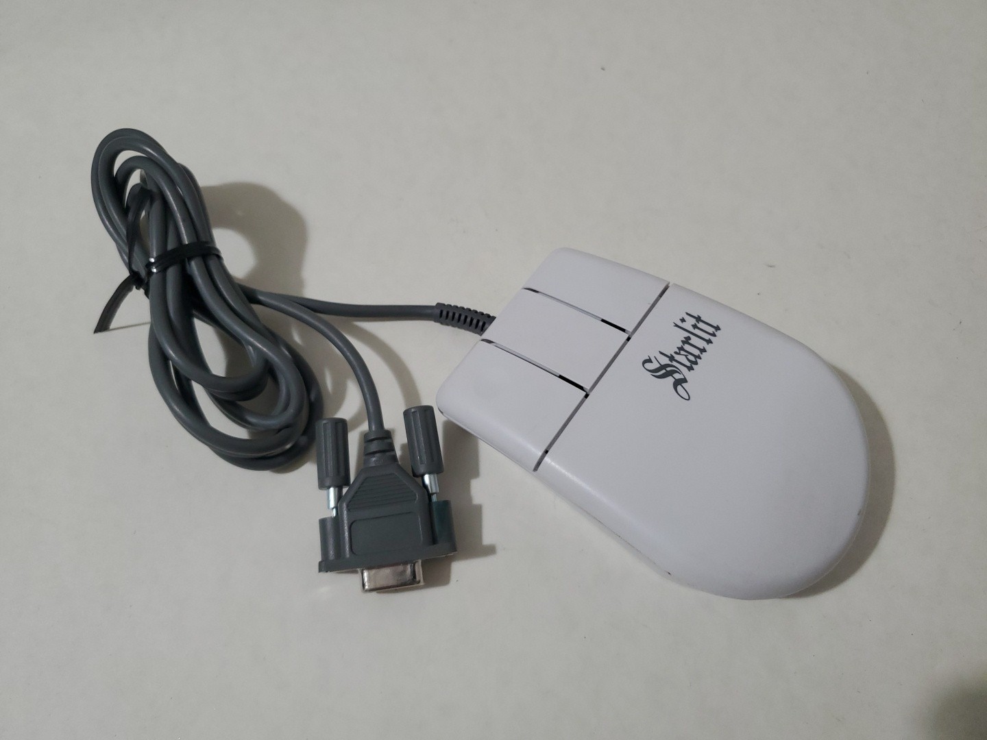Vintage Starlit 3-Button Serial Mouse Model IM-PC60 - Made in Taiwan