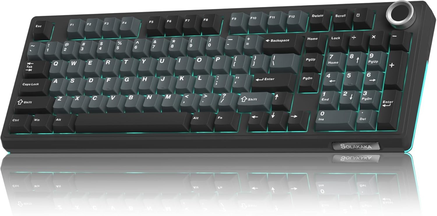 SOLAKAKA KI99 Pro Wireless Mechanical Keyboard Quiet Switch RGB