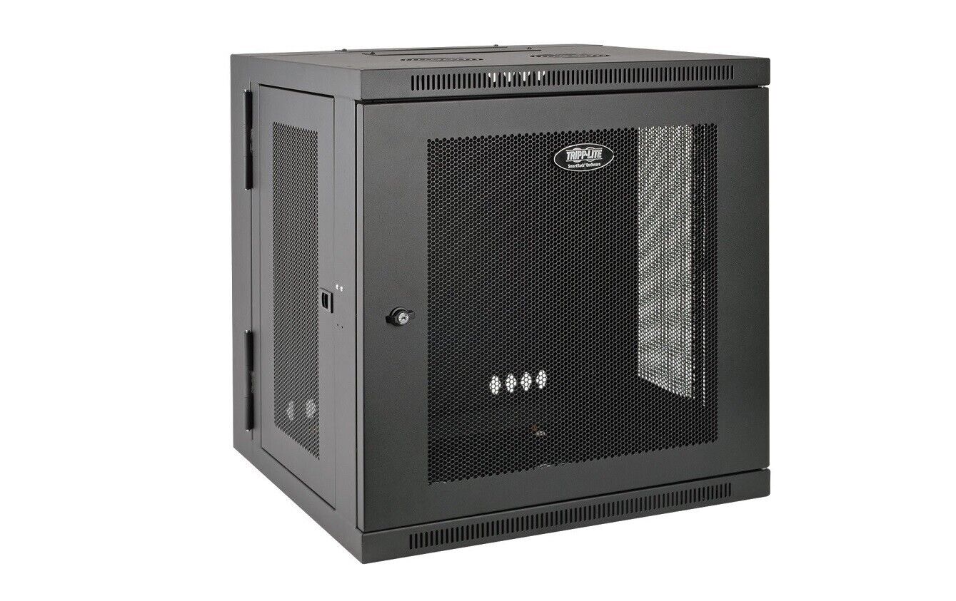 Open Box Tripp Lite SRW10US SmartRack 10U Low-Profile Wall-Mount Rack Cabinet