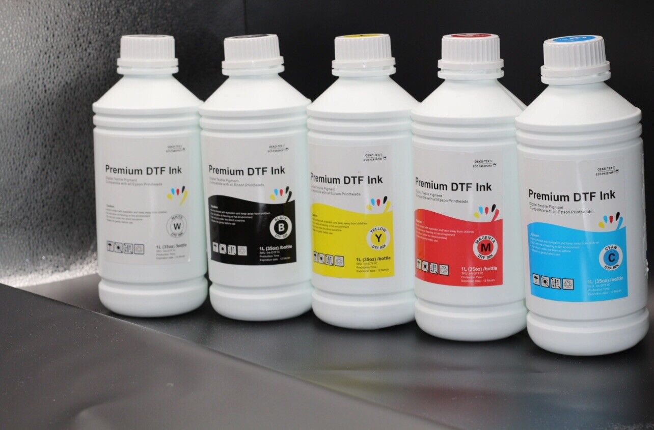 Premium DTF Ink—Textile Pigment Ink, 1L/bottle special designed for Epson