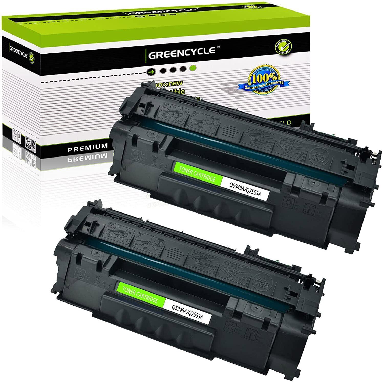 2 Pack Q7553A Toner Cartridge For HP LaserJet P2015N P2015X P2015dn M2727nf MFP
