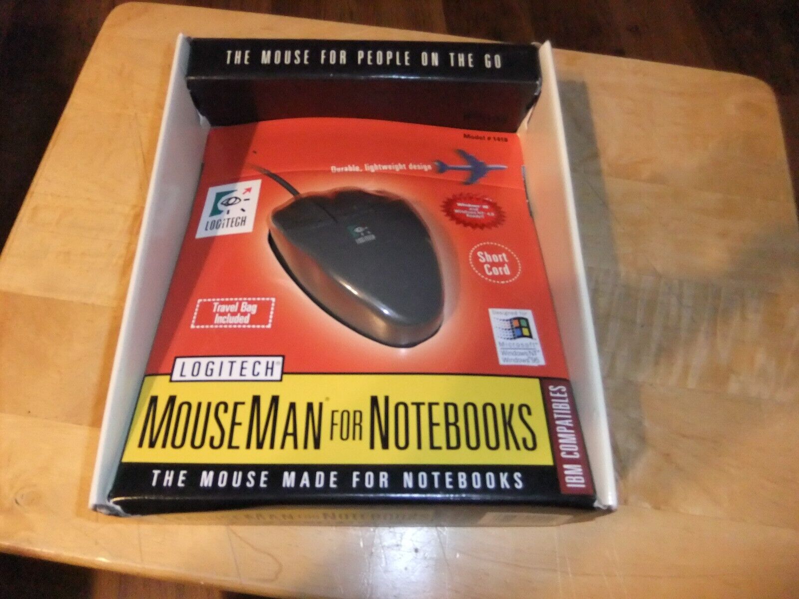 VTG 1997 Logitech MouseMan MOUSE PC NOTEBOOKS MODEL # 1418 NEW OLD STOCK SEALED
