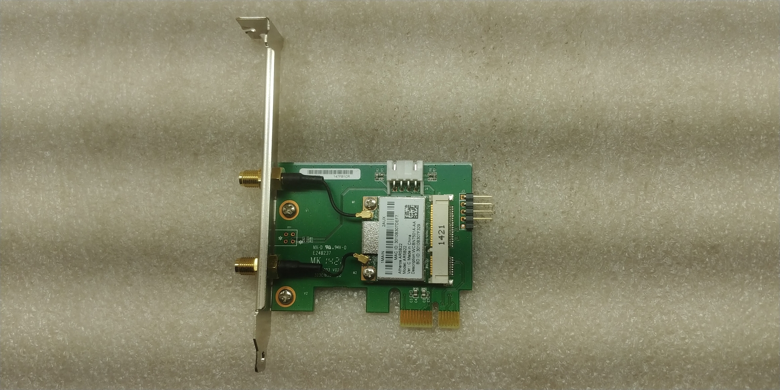 Gateway DX4870 Acer WLAN Wireless Board 802,11 A/B/G/N/Ext Ant DA.10211.00G FR S