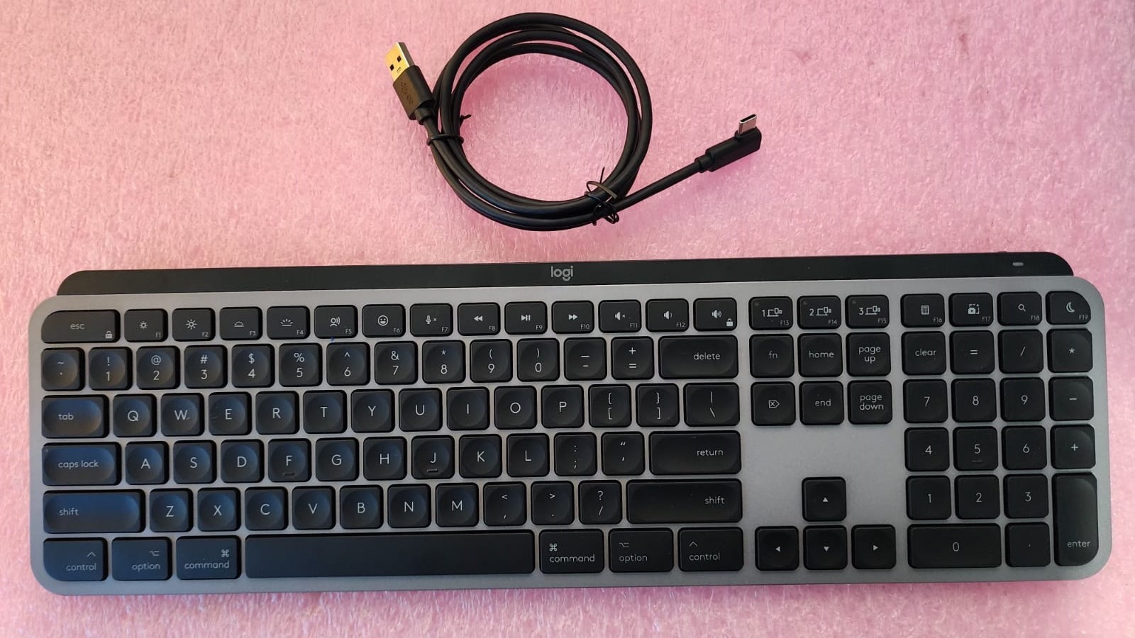 Logitech MX Keys Full-Size Bluetooth Wireless Keyboard For Mac