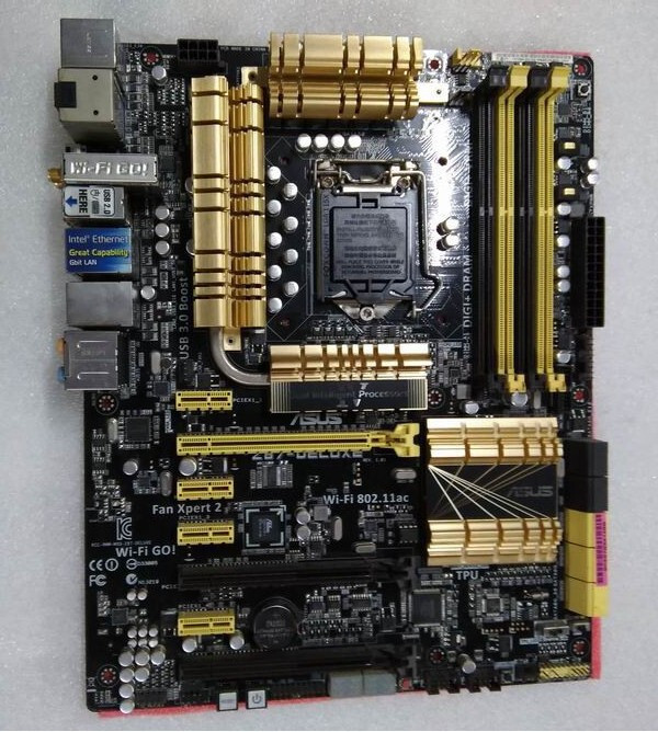 ASUS Z87-DELUXE Motherboard Intel Z87 LGA1150 DDR3 HDMI DP With a I/O
