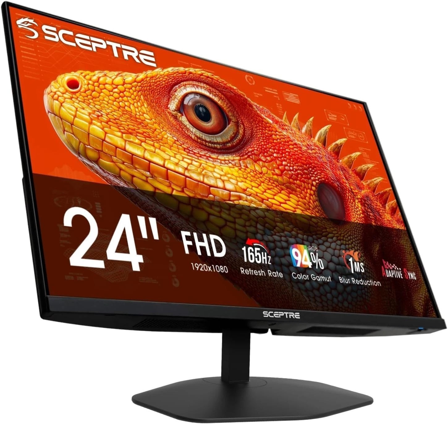Experience Stunning Colors 24-Inch 165Hz Gaming Monitor with 1ms Response Time