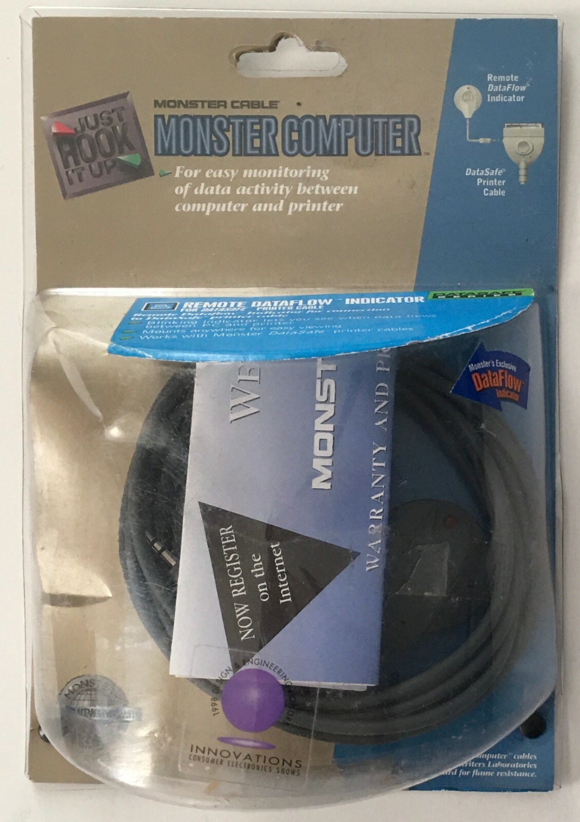 Monster Cable Remote Data Flow Indicator for DataSafe Printer Cable JP PRRD UP-8