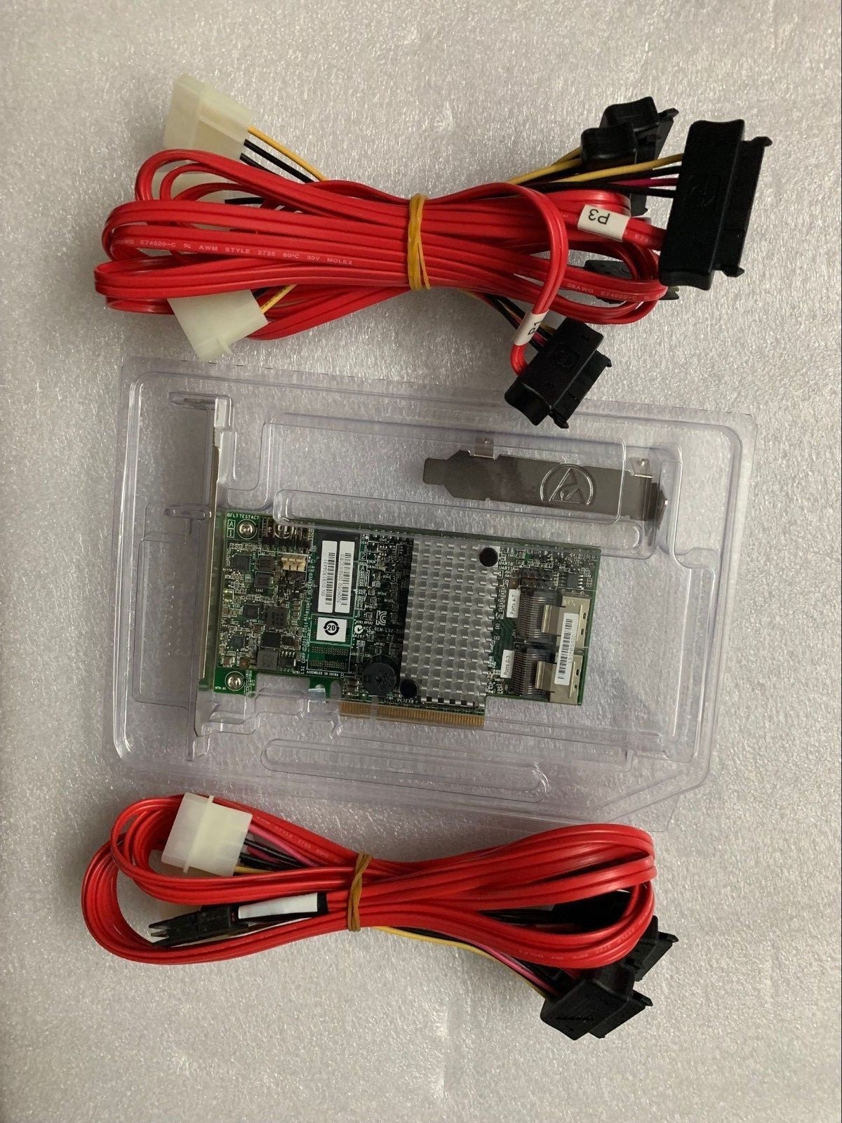 LSI 9267-8i 6Gb PCIE 2.0 512MB 8Port SAS Controller Card+8087 to 4x SFF-8482