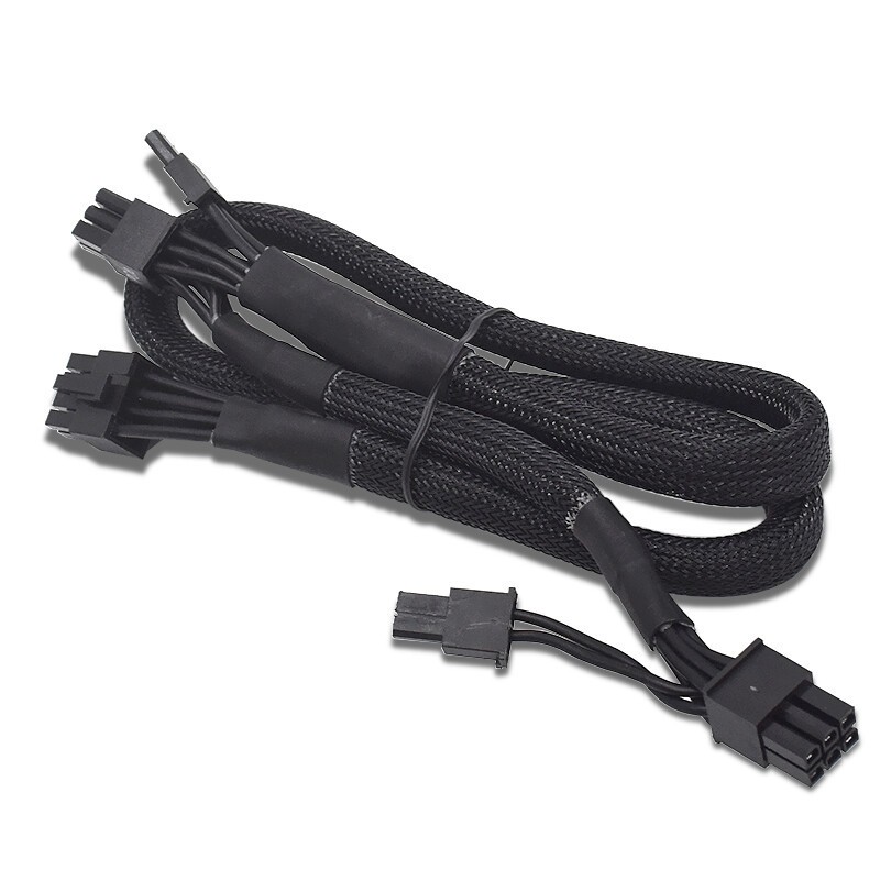 3pcs 8 Pin to Dual PCIe 2X 8Pin Power Adapter Cable for thermaltake Smart M850W