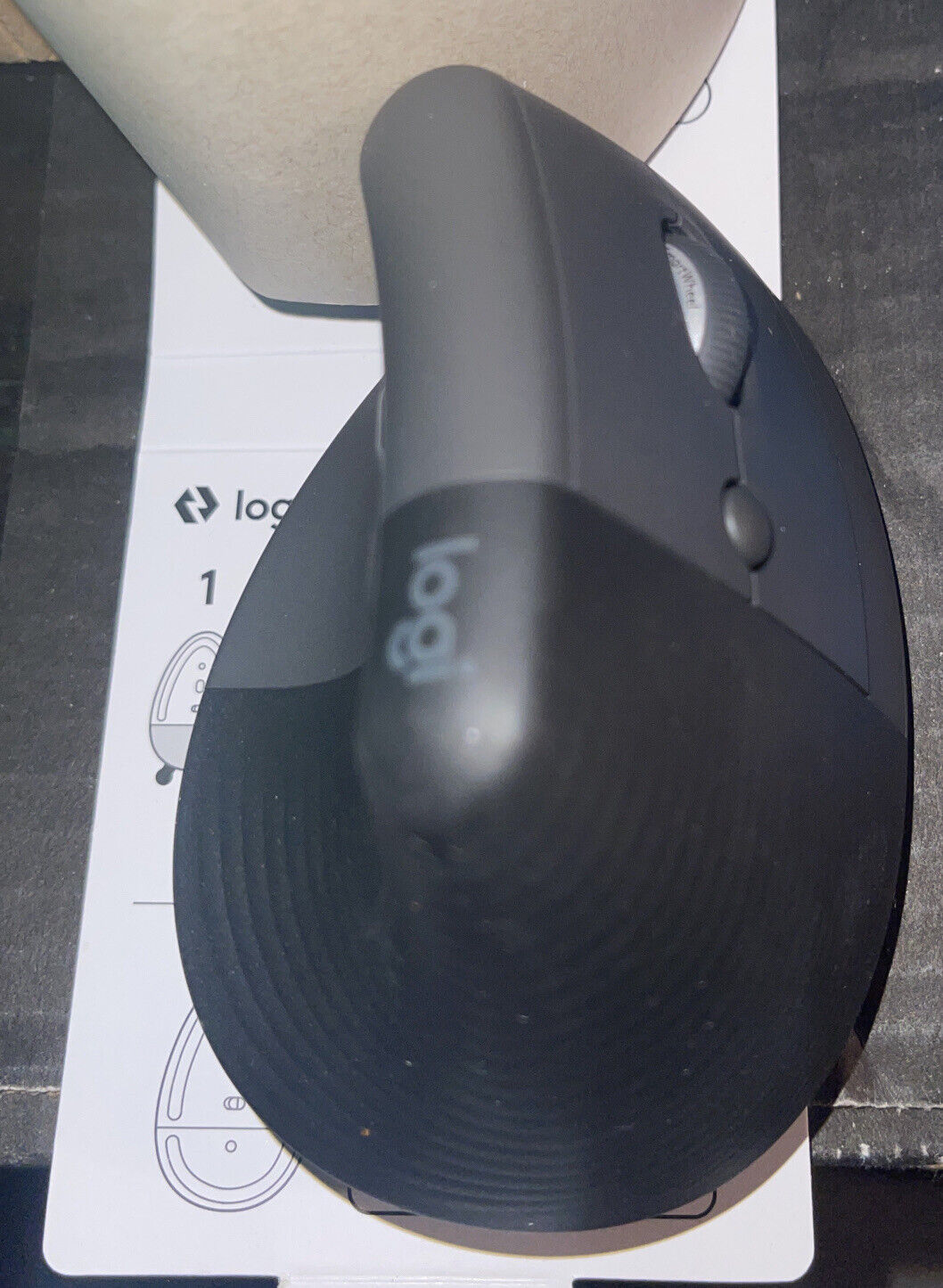 Authentic Logitech Lift Vertical Wireless Ergonomic Mouse (910-006466)
