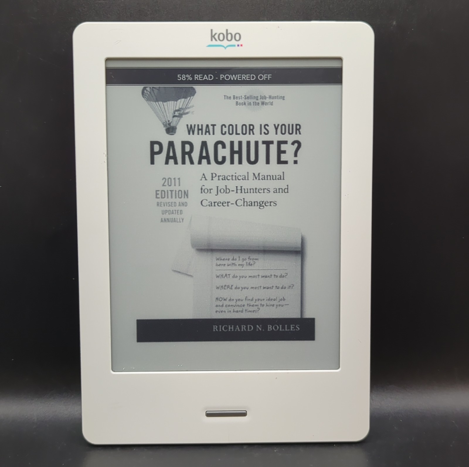 KOBO N905B Touch Edition eReader Tablet WHITE With 6" Display Wi-Fi