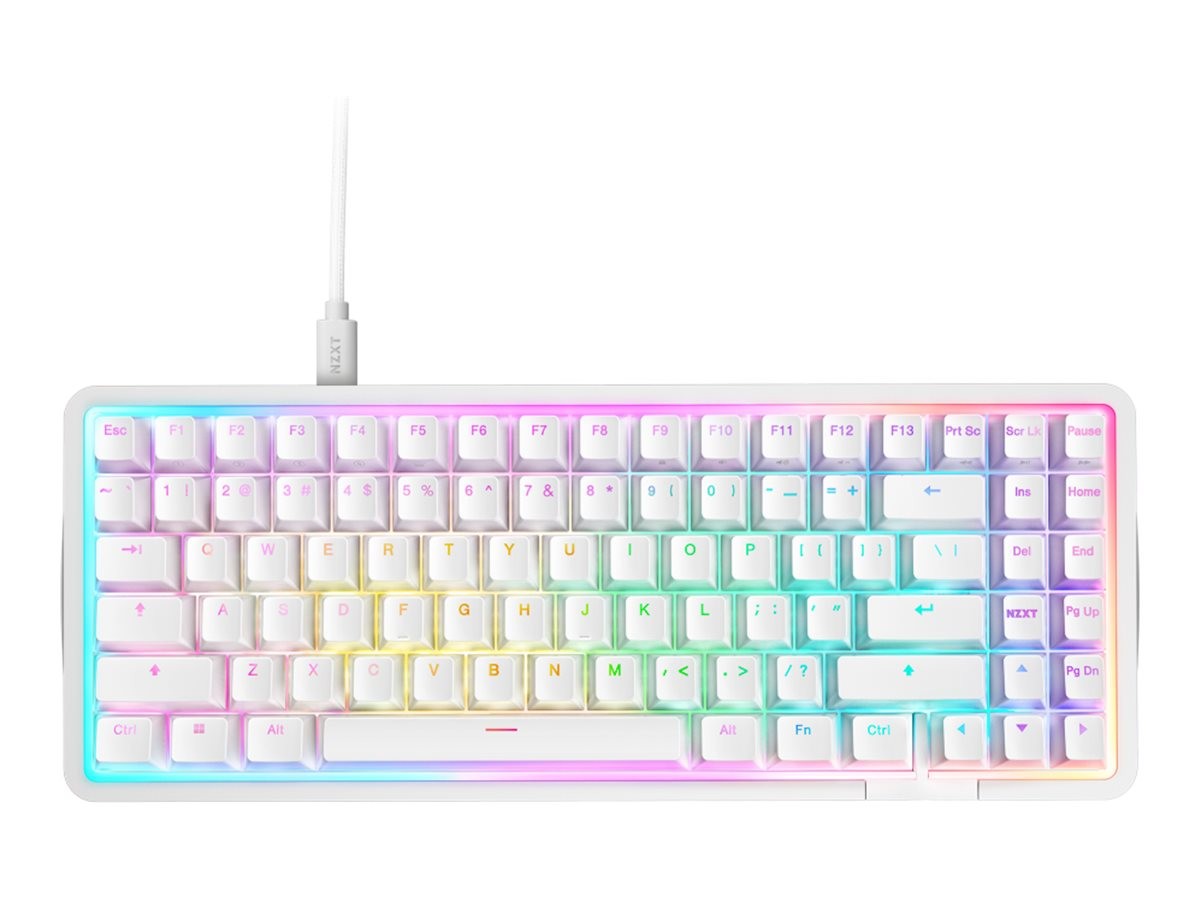 NZXT Function Elite Keyboard TKL Backlit USB QWERTZ German KB-101NW-DE