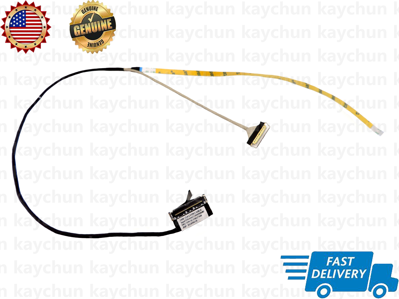 Original LVDS LCD LED Video Screen flex Cable for Lenovo IDEAPAD 330S-15ISK