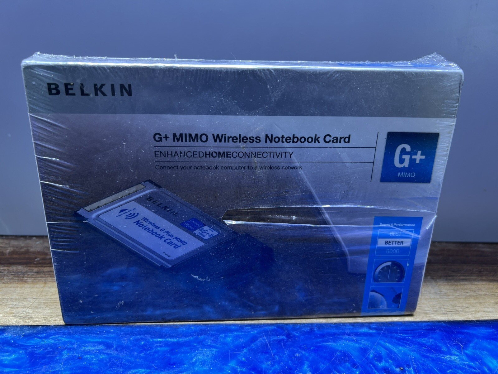 Belkin G+ MIMO Wireless Notebook Card F5D9010 Ver. 3014 Sealed 32-bit CardBus 