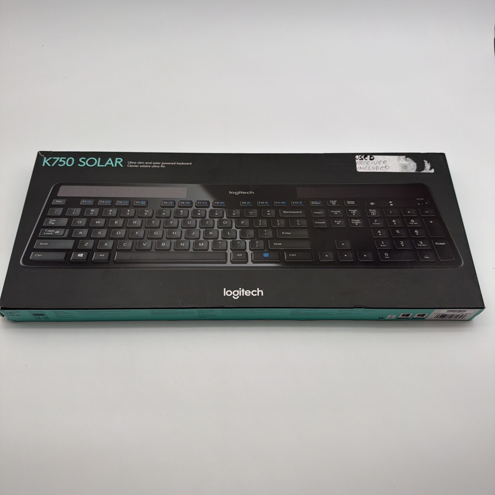 Logitech K750 920-002912 Solar Wireless Keyboard Black 