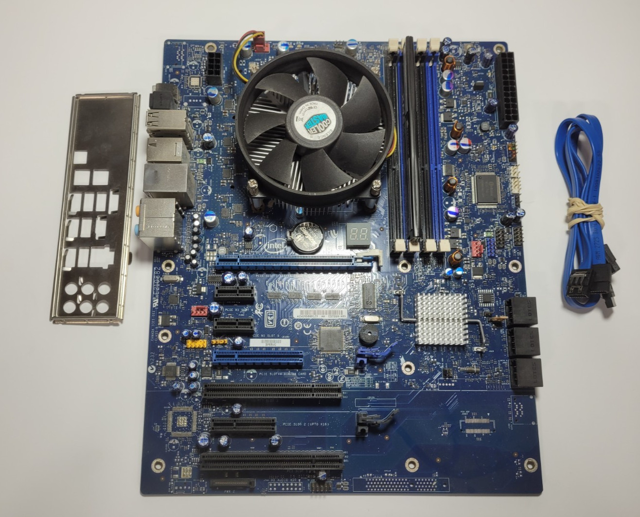 Intel DP55WG Motherboard Core i7-860, 8GB RAM, IO Shield & 2x SATA Cables #0934