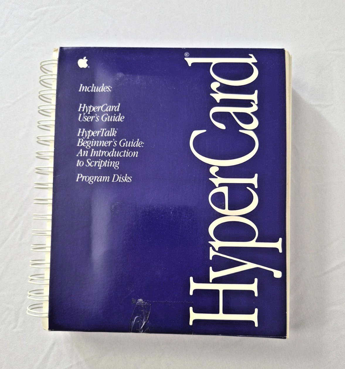 Vintage Apple HyperCard 3.5" Floppy Disks Macintosh Software Manual Set