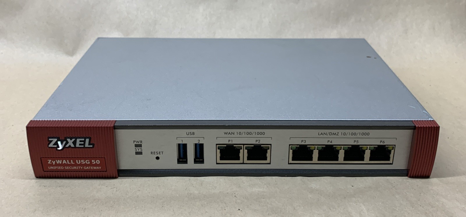 ZyXEL ZyWALL USG 50 Unified Security Gateway AC PWR Adapter NOT Included