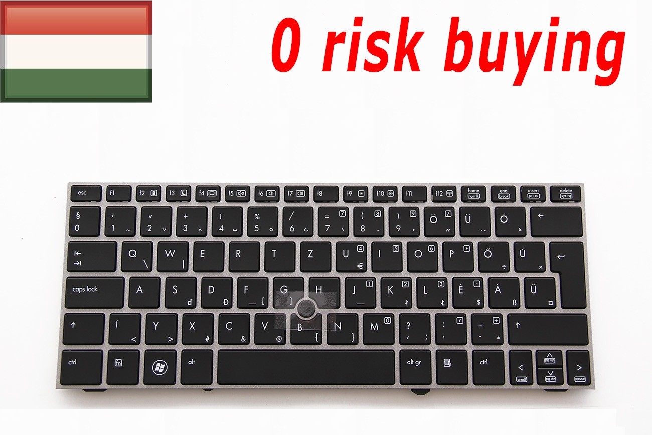 Hungarian HU HG Magyar Keyboard for HP EliteBook 2170p 677598-211 Not English