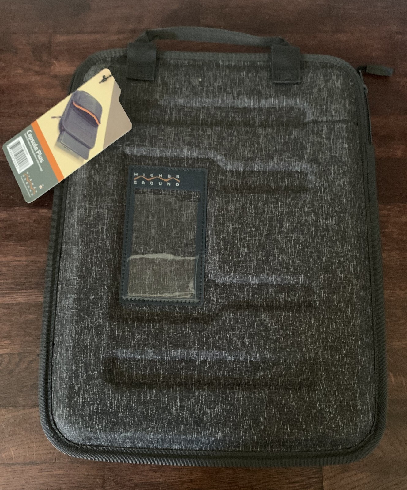 Higher Ground Capsule Plus - With sewn on pocket - notebook sleeve - 11" - gray