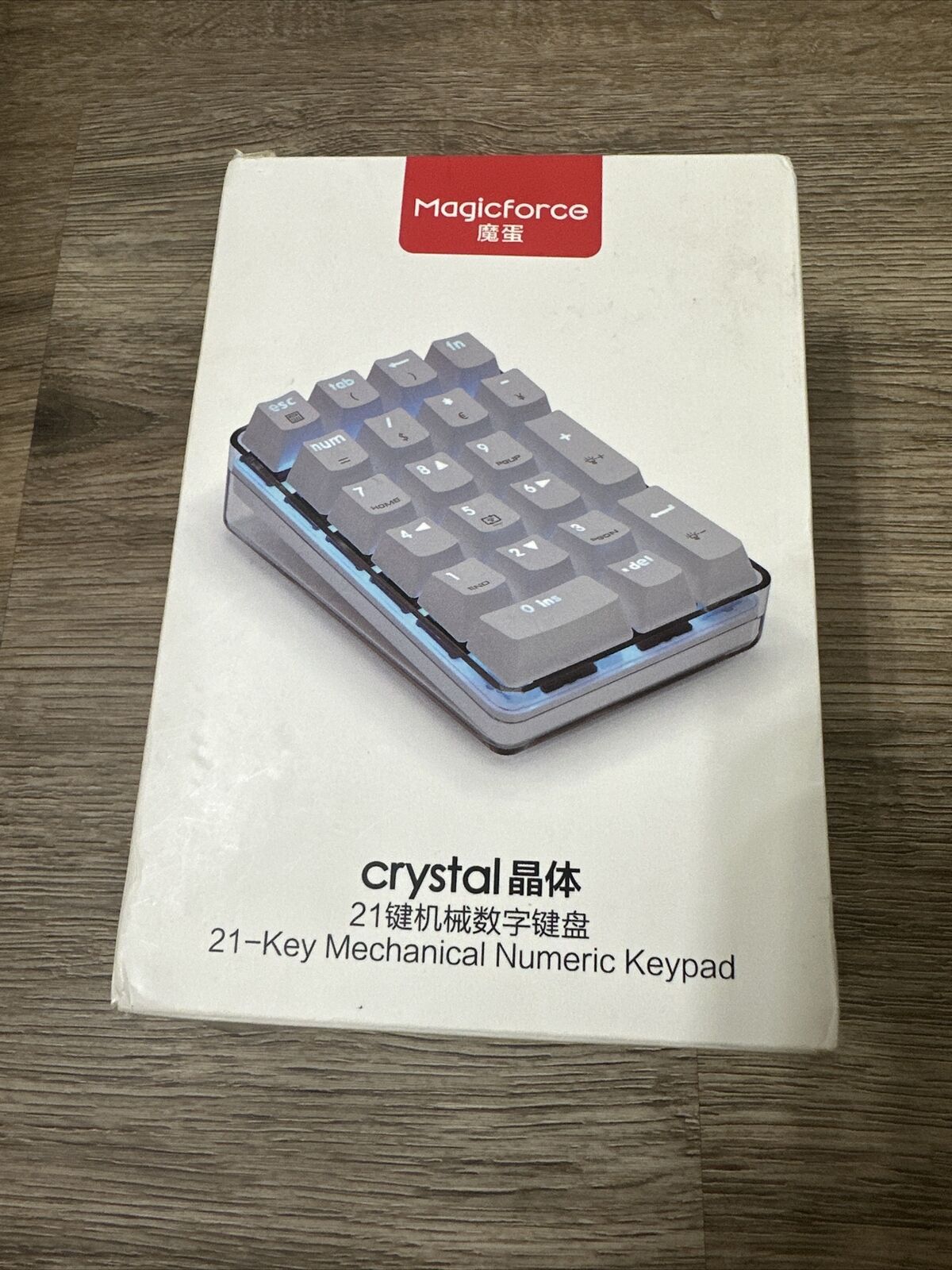 Magicforce Crystal 21-Key Smart Bluetooth Wireless Mechanical Numeric Keyboard-1