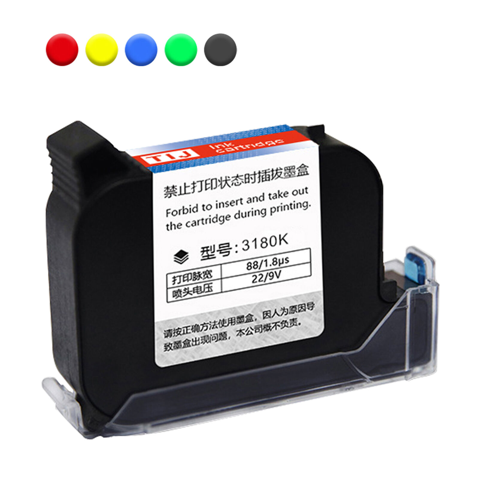 Black Replacement Ink Cartridge 45ml For Handheld  Printer Quick-Dry U1Y5