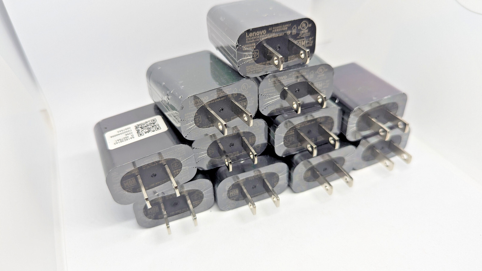 Set Of 10 Lenovo Original OEM SC-41 5V 2A AC Adapter SA18C30159 (NO CABLE)