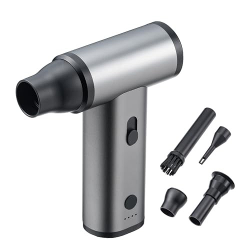 Sanwa Direct Electric Air Duster Rechargeable USB-C Compact Blower 200-CDADE001