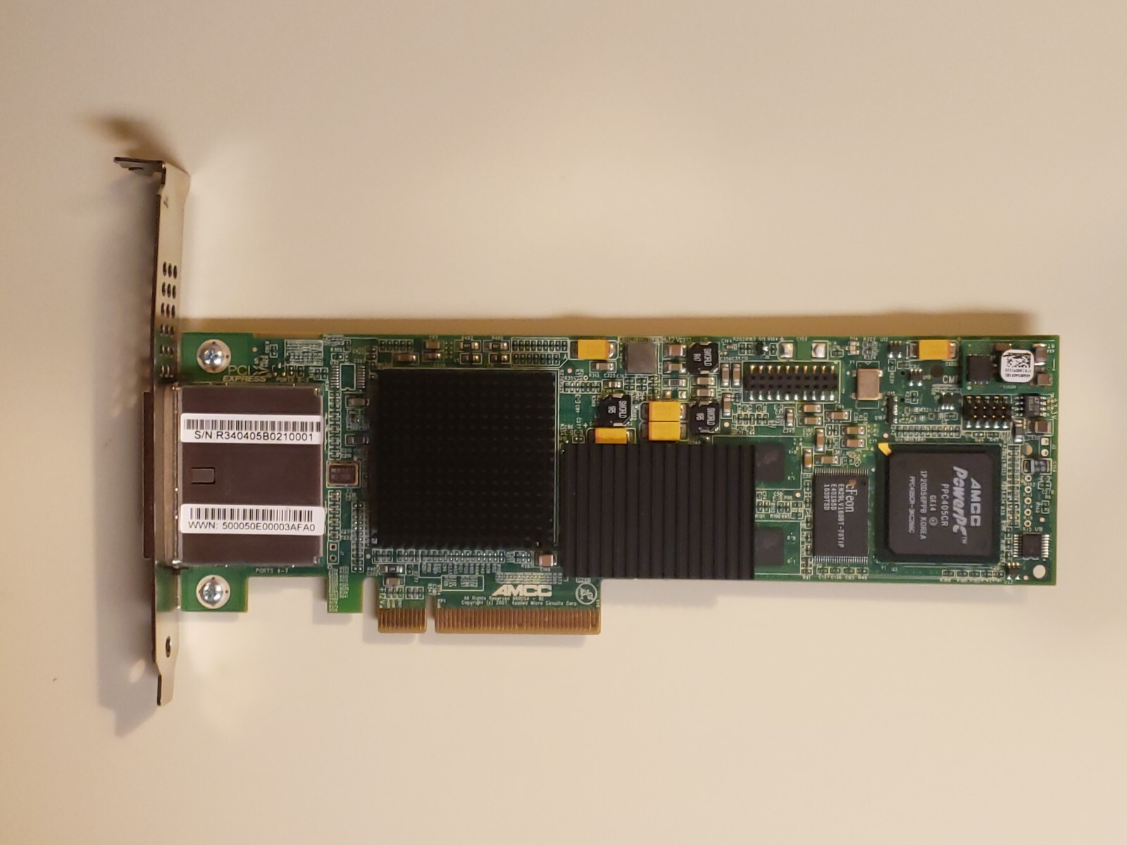 AMCC 3ware 8-Port 9690SA-8E SAS/SATA RAID Controller 700-3404-01N FP Bracket