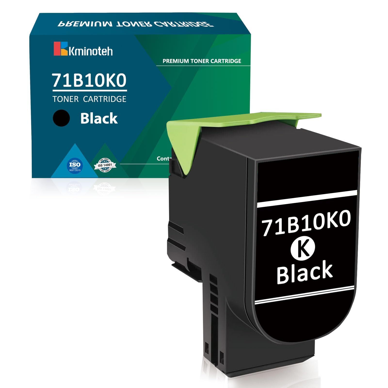 71B10K0 Black Toner Cartridge Compatible for Lexmark CS317 CS417 CS517 CX317 ...