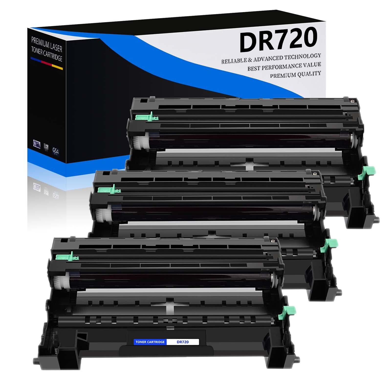 3PK DR720 Drum Unit for Brother DR-720 MFC-8910DW 8950DW MFC-8515DN MFC-8520DN