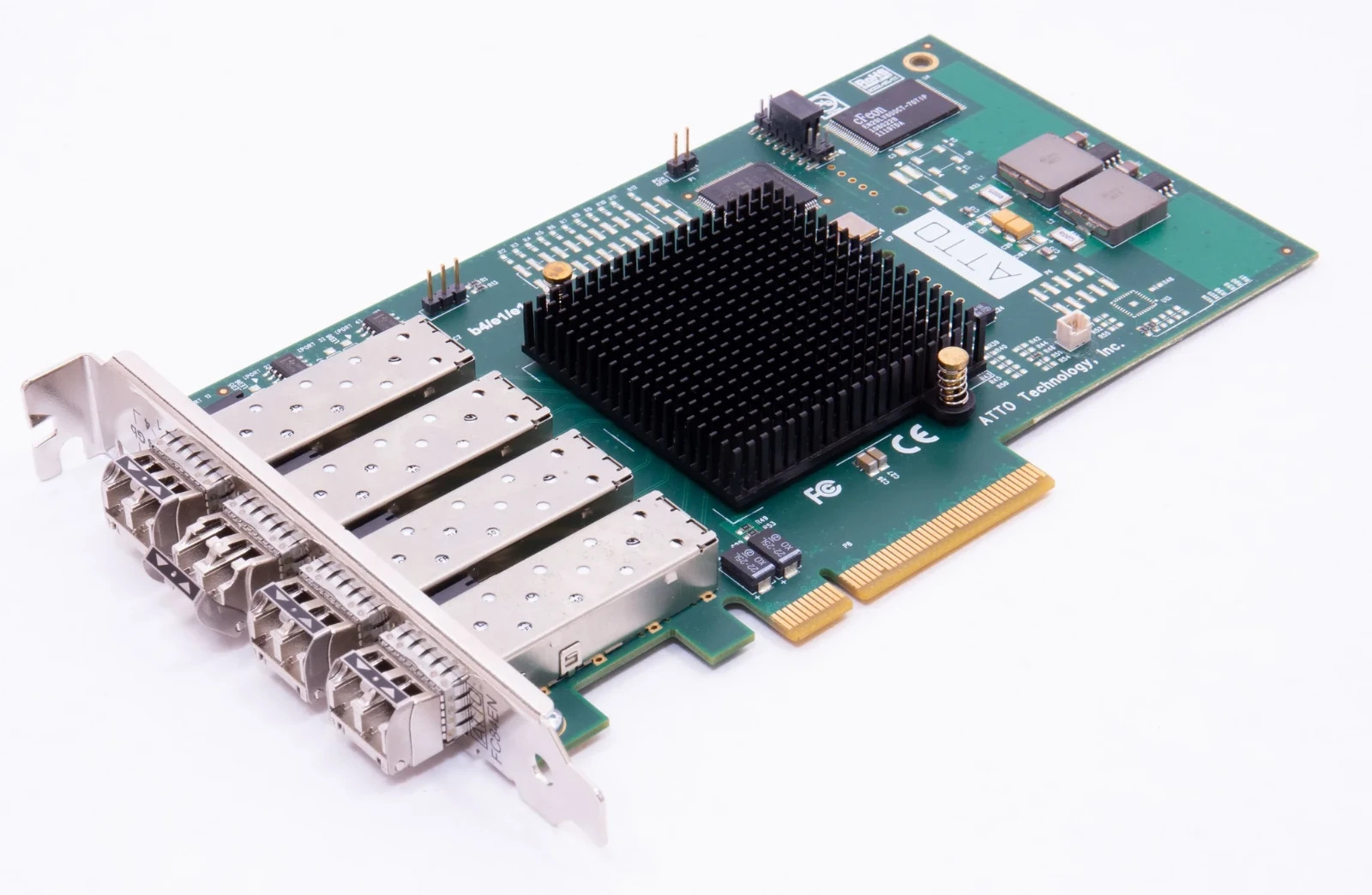 ATTO Technology FC84EN 4 Port 8GB Fibre Channel PCIe Card