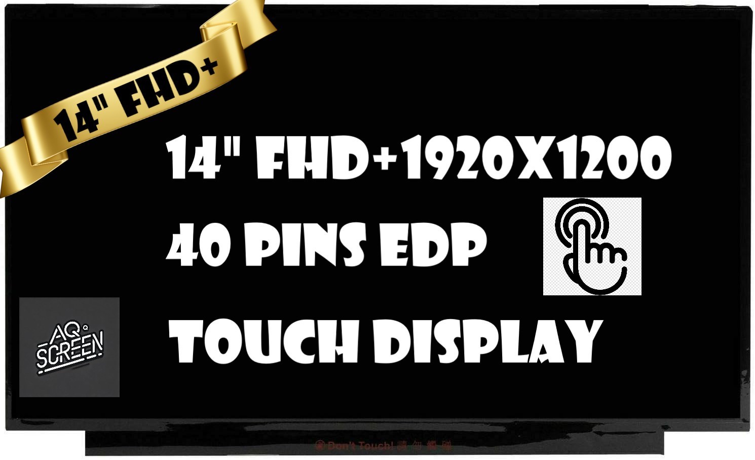 B140UAK02.5 Led Lcd Touch Screen Panel 14" WUXGA 1920x1200 40 Pin